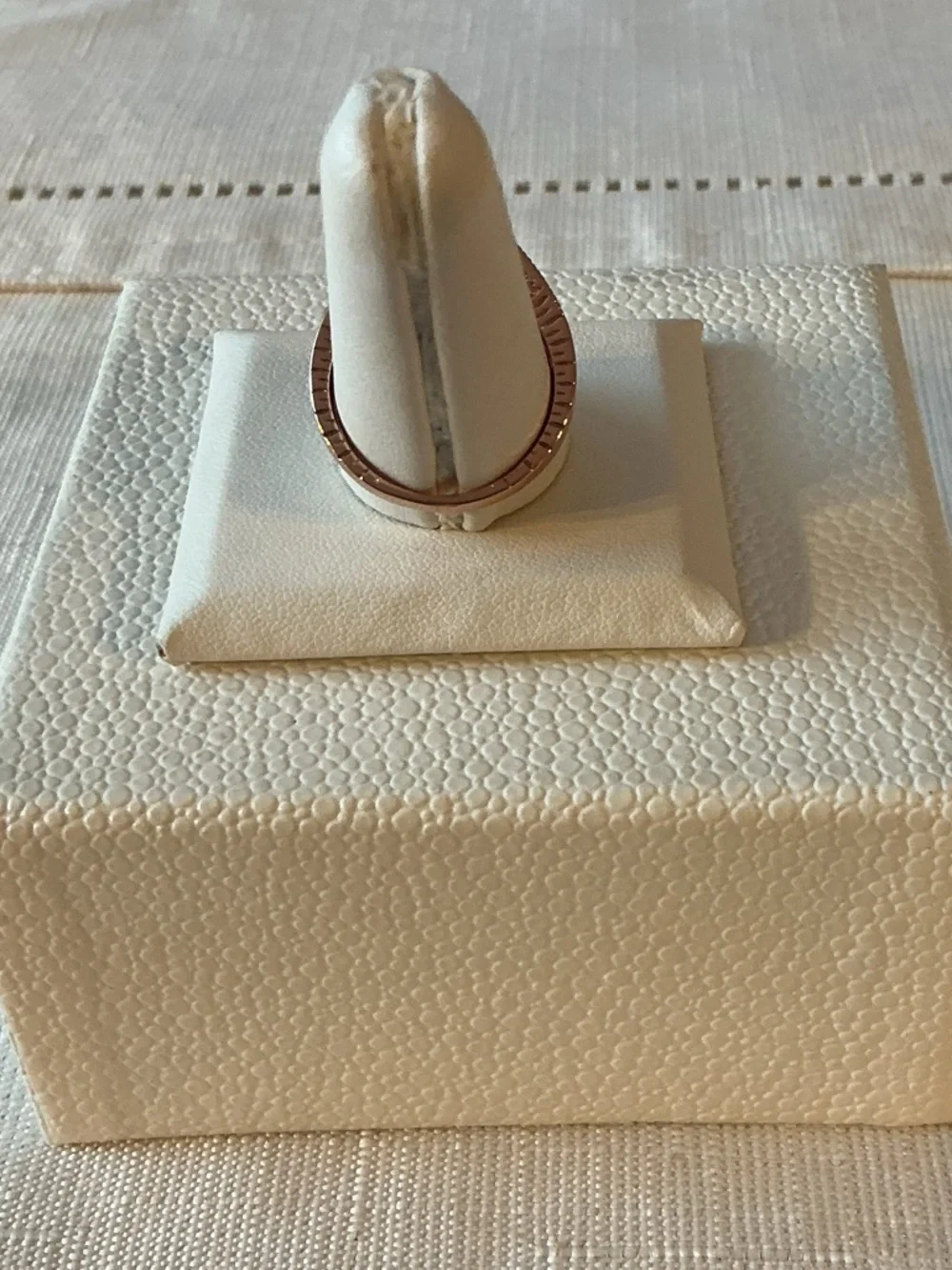 Lab Created Opal Rose Gold Tone Ring